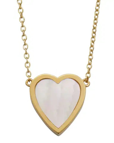 Jennifer Meyer 18k Mini Inlay Heart Necklace | Thumbnail 1 Jennifer Meyer 18k Mini Inlay Heart Necklace | Thumbnail 1