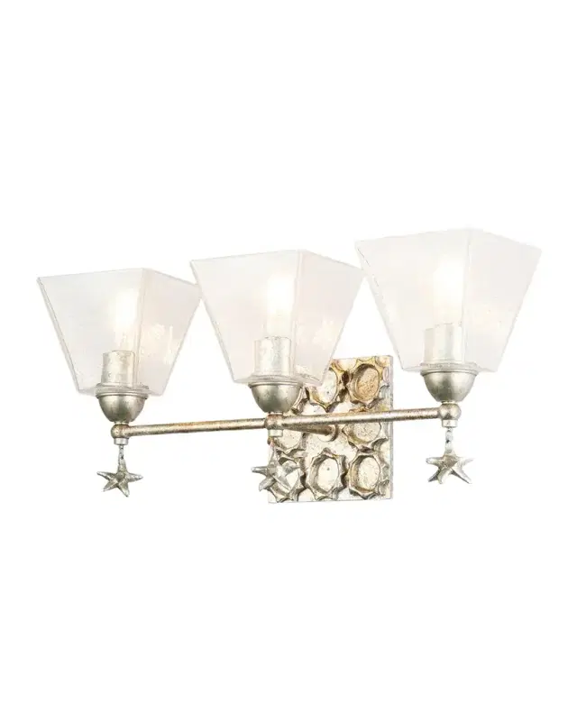 Lucas + McKearn Star 3-Light Bath Vanity Light