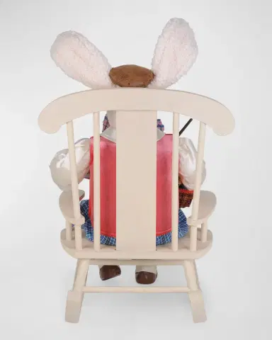 Karen Didion Originals Artist Bunny with Chair | Thumbnail 2