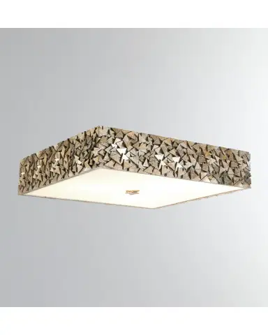 Lucas + McKearn Mosaic 3-Light Square Ceiling Light | Thumbnail 2 Lucas + McKearn Mosaic 3-Light Square Ceiling Light | Thumbnail 2
