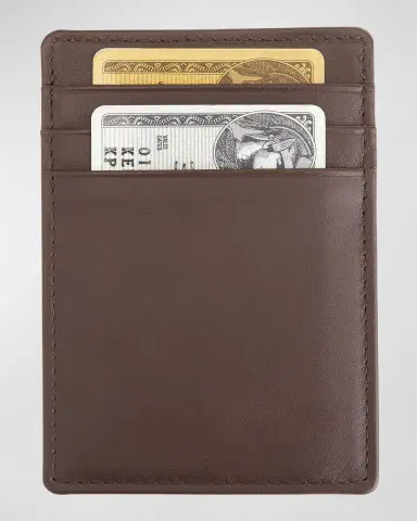 Royce New York Monogrammed Leather Magnetic Money Clip Wallet, Personalized | Thumbnail 3 Royce New York Monogrammed Leather Magnetic Money Clip Wallet, Personalized | Thumbnail 3