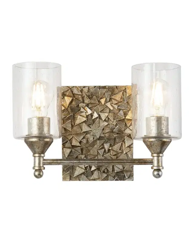 Lucas + McKearn Mosaic 2-Light Bath Vanity Light