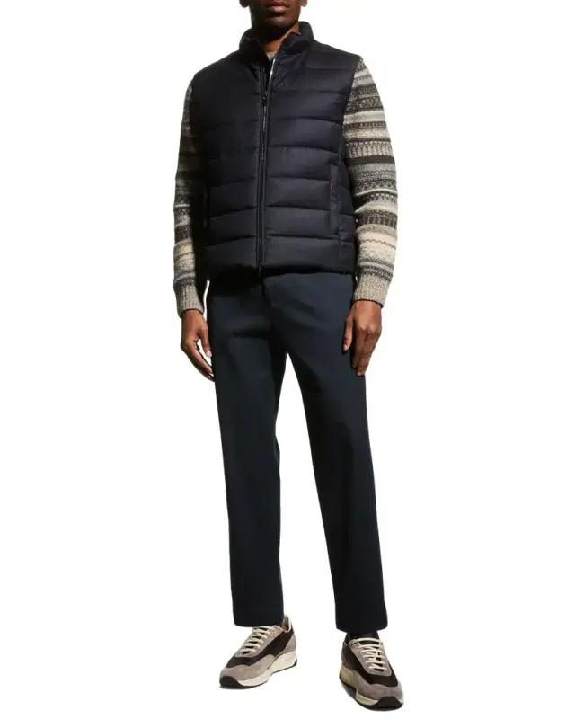 Men 's Flannel Down Vest