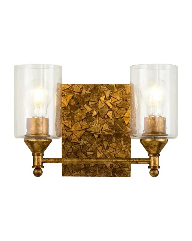 Lucas + McKearn Mosaic 2-Light Bath Vanity Light