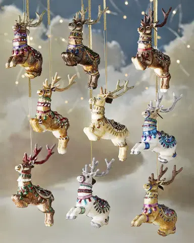 Jay Strongwater Cupid Reindeer Glass Ornament | Thumbnail 2 Jay Strongwater Cupid Reindeer Glass Ornament | Thumbnail 2