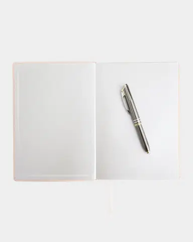 Royce New York Monogrammed Leather Bound Executive Notebook, Personalized | Thumbnail 2