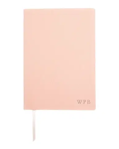 Royce New York Monogrammed Leather Bound Executive Notebook, Personalized | Thumbnail 1