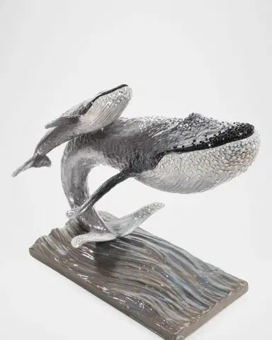 Jay Strongwater Whale Calf Decorative Accent | Thumbnail 2