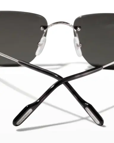 Cartier Men's Rimless Metal Sunglasses | Thumbnail 5 Cartier Men's Rimless Metal Sunglasses | Thumbnail 5
