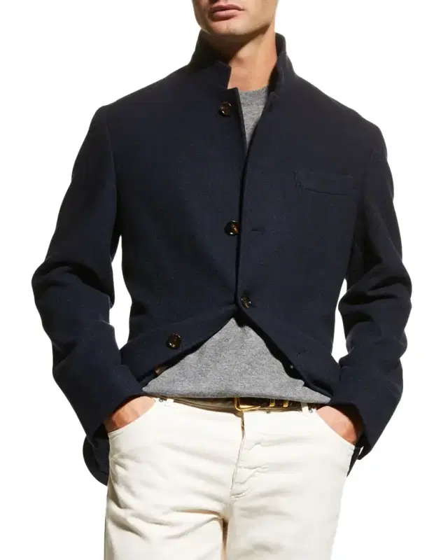 Men 's Cashmere Blazer Coat