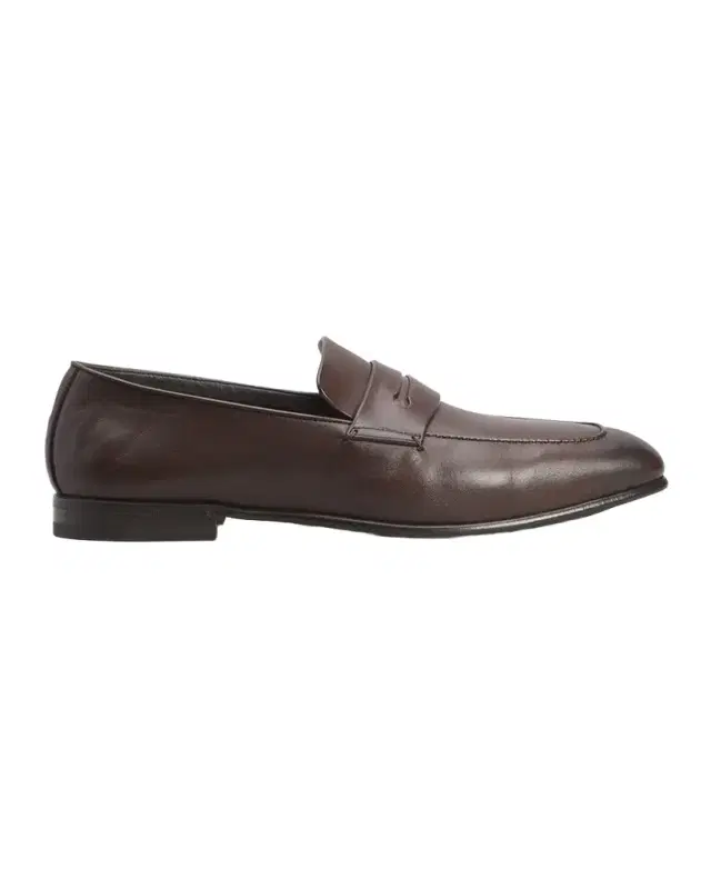ZEGNA Men 's Lasola Leather Penny Loafers
