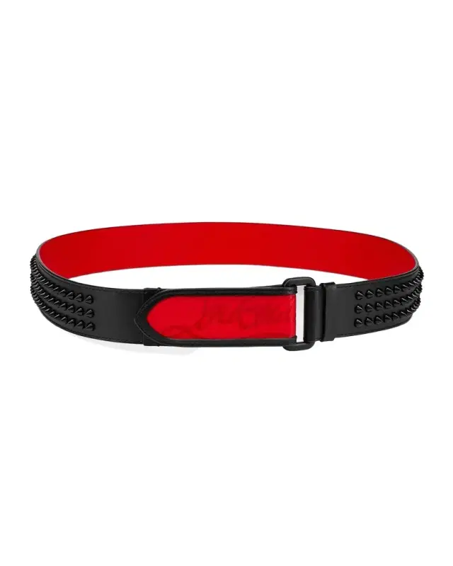 Men 's Loubi Sneaker Spiked Belt