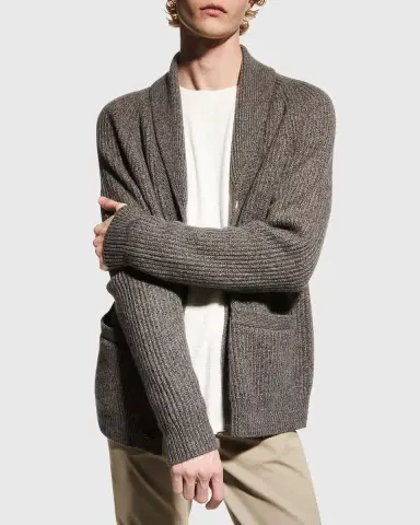 Vince Men 's Long-Sleeve Thermal T-Shirt | Thumbnail 2