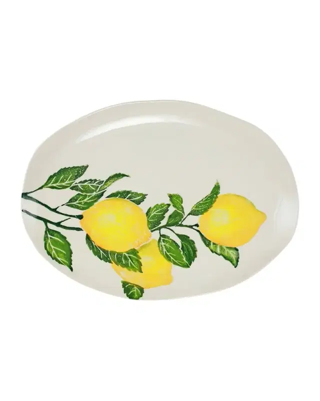 Vietri Limoni Medium Oval Platter