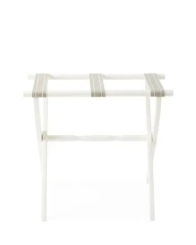 Gate House Furniture Dual Stripe Luggage Rack | Thumbnail 2 Gate House Furniture Dual Stripe Luggage Rack | Thumbnail 2
