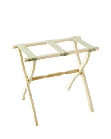 Gate House Furniture Greek Key Straps Luggage Rack | Thumbnail 1
