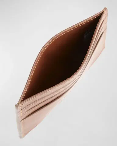 Royce New York Personalized Leather RFID Blocking Minimalist Card Case | Thumbnail 3