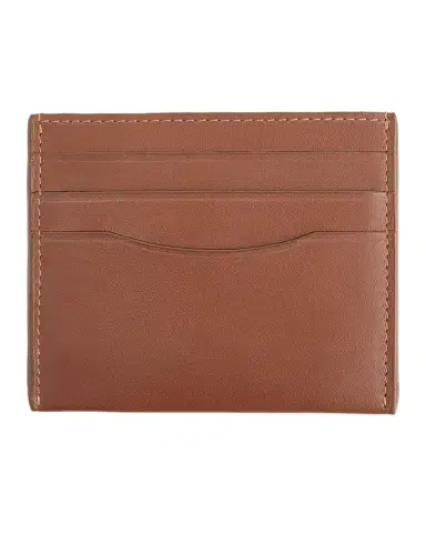 Royce New York Personalized Leather RFID Blocking Minimalist Card Case | Thumbnail 1
