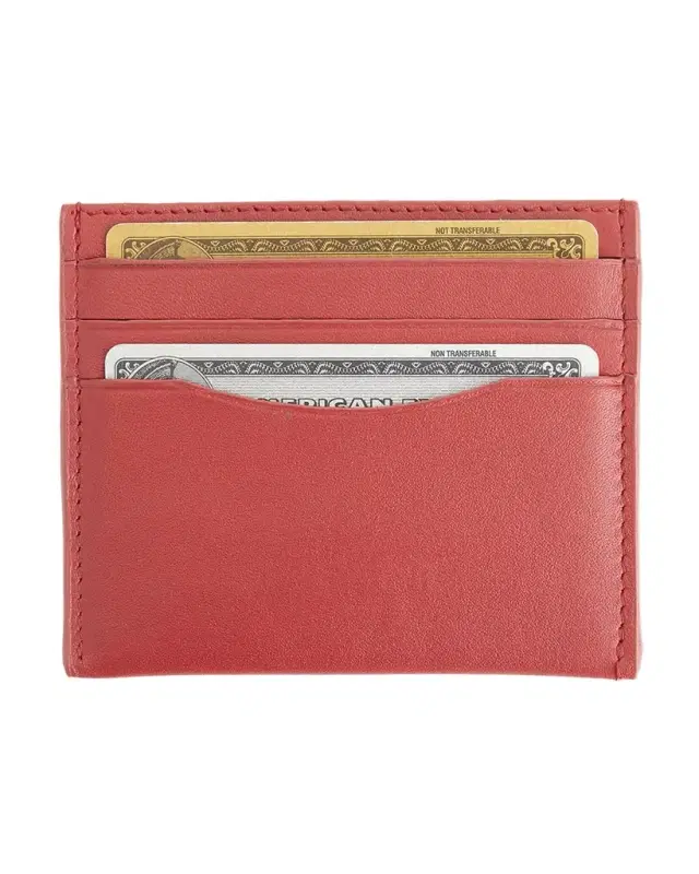ROYCE New York Personalized Leather RFID Blocking Minimalist Card Case