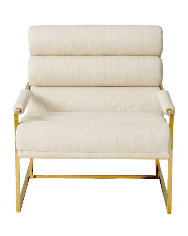 Jonathan Adler Channeled Goldfinger Lounge Chair