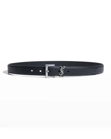 Saint Laurent YSL Grained Leather Belt | Thumbnail 4