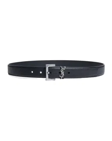 Saint Laurent YSL Grained Leather Belt | Thumbnail 1