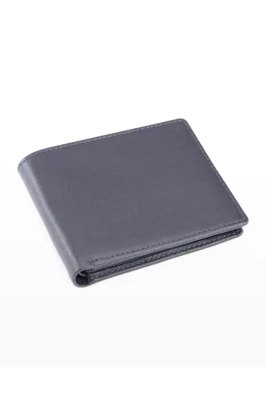 Royce New York Personalized Leather RFID-Blocking Trifold Wallet | Thumbnail 3