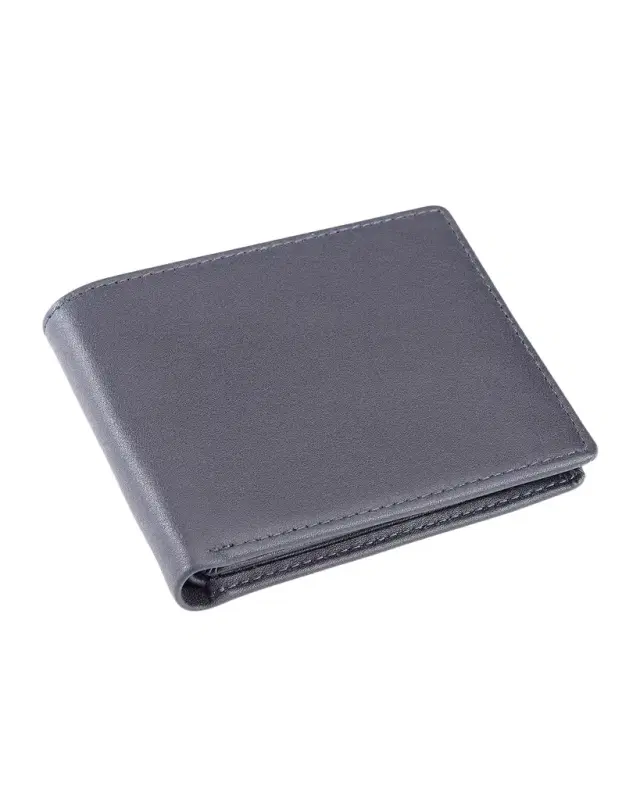 Royce New York Personalized Leather RFID-Blocking Trifold Wallet