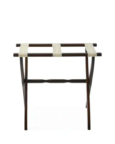 Gate House Furniture Dual Stripe Luggage Rack | Thumbnail 2