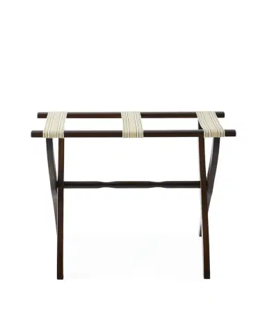 Gate House Furniture Dual Stripe Luggage Rack | Thumbnail 4