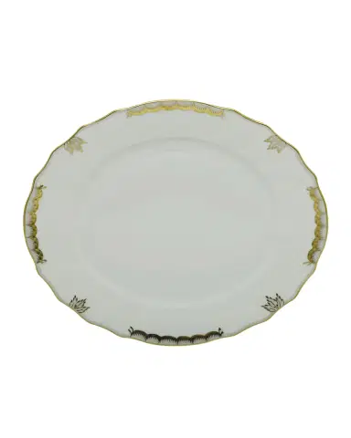 Herend Princess Victoria Gray Dinner Plate | Thumbnail 2