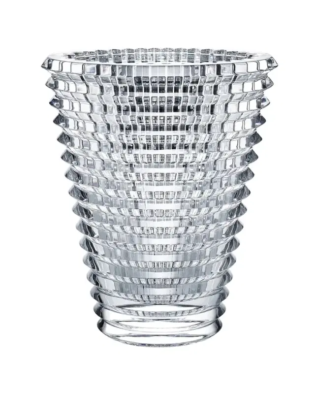 Baccarat Extra-Large Horizontally Ridged Eye Vase