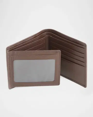 Royce New York Personalized Leather RFID-Blocking Trifold Wallet | Thumbnail 2