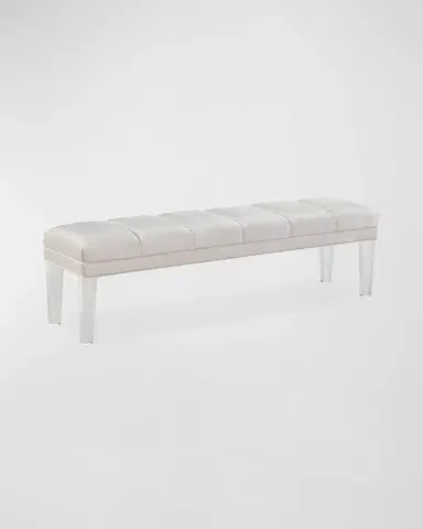 Haute House Becky Tufted Bench, 60" | Thumbnail 3 Haute House Becky Tufted Bench, 60" | Thumbnail 3