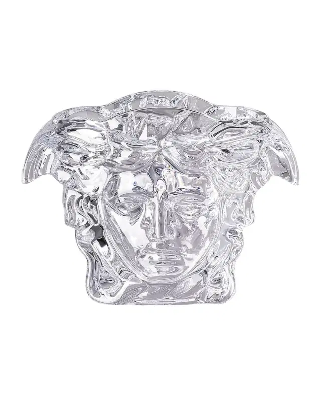 Versace Medusa Grande Vase in Crystal - 6"