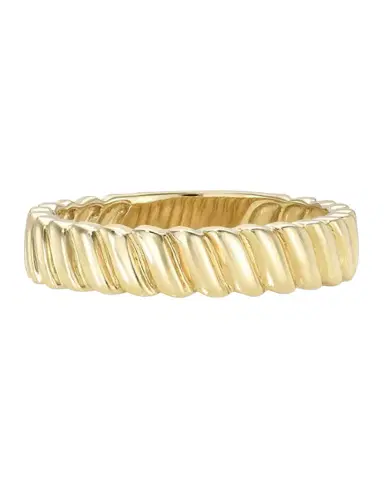 Zoe Lev Jewelry Yellow Gold Coil Ring | Thumbnail 1