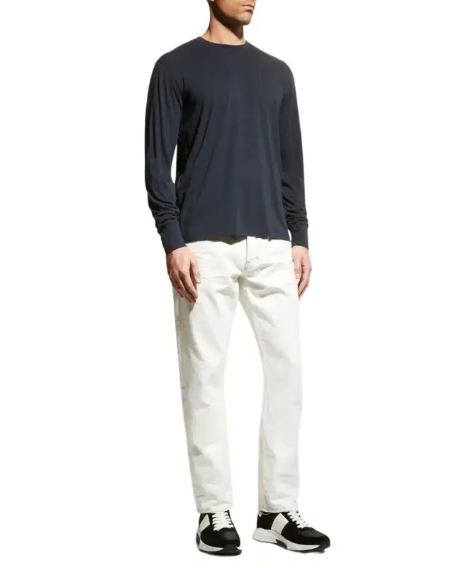 Men 's Long-Sleeve Solid T-Shirt