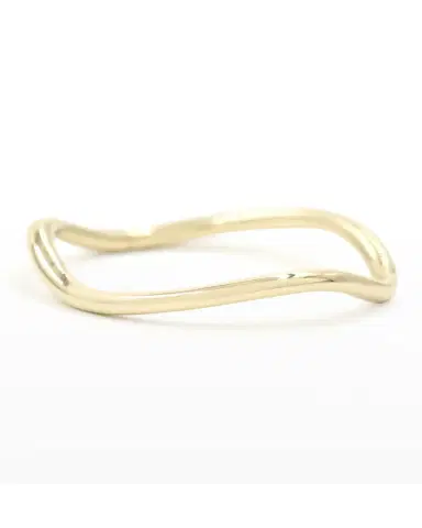BONDEYE JEWELRY Wave 14k Gold Band Ring | Thumbnail 2