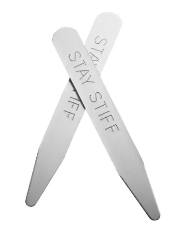Link Up Men's Brass Stay Stiff Collar Stays | Thumbnail 1