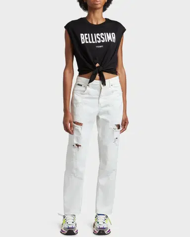 Dolce & Gabbana Distressed Denim Straight-Leg Pants | Thumbnail 2