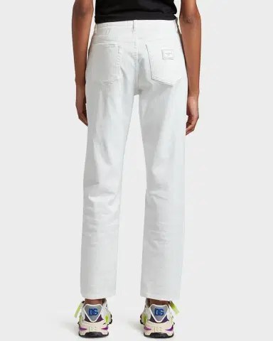 Dolce & Gabbana Distressed Denim Straight-Leg Pants | Thumbnail 3