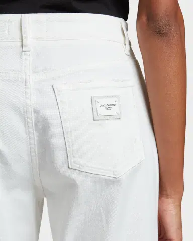 Dolce & Gabbana Distressed Denim Straight-Leg Pants | Thumbnail 5