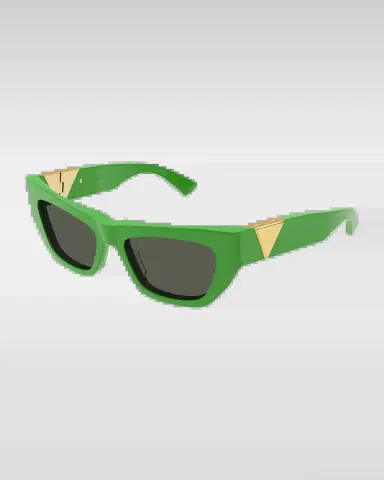 Bottega Veneta Inverted Triangle Acetate Cat-Eye Sunglasses | Thumbnail 2