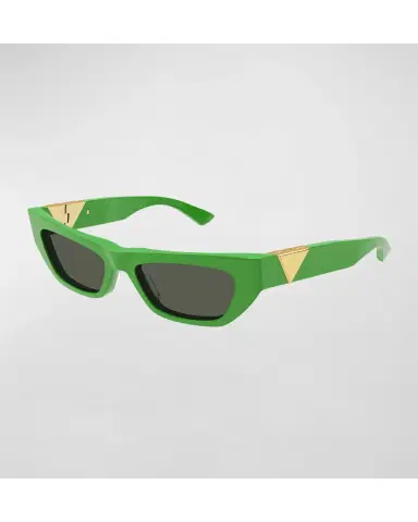 Bottega Veneta Inverted Triangle Acetate Cat-Eye Sunglasses | Thumbnail 3