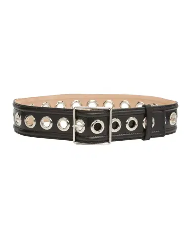 McQueen Mid-Size Eyelet Belt | Thumbnail 1