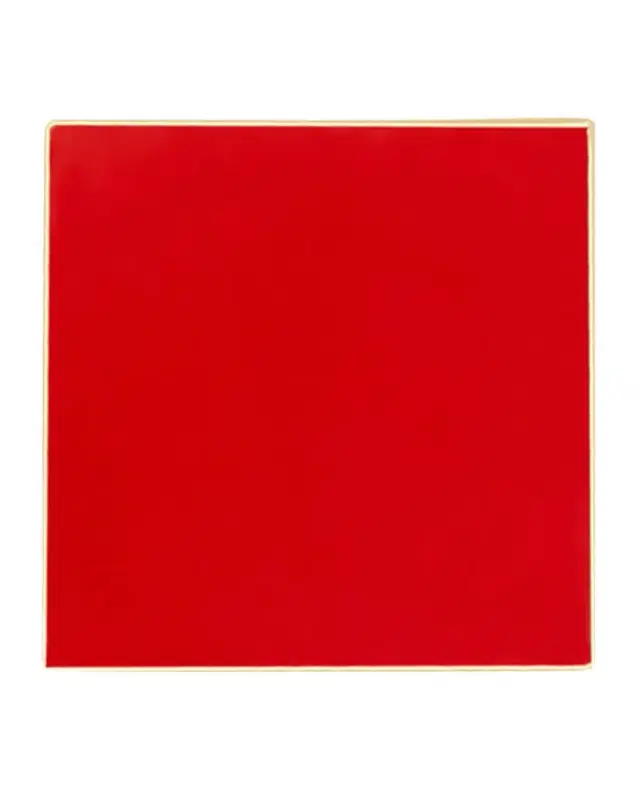 Dolce & Gabbana Casa Carretto Square Ceramic Small Coaster