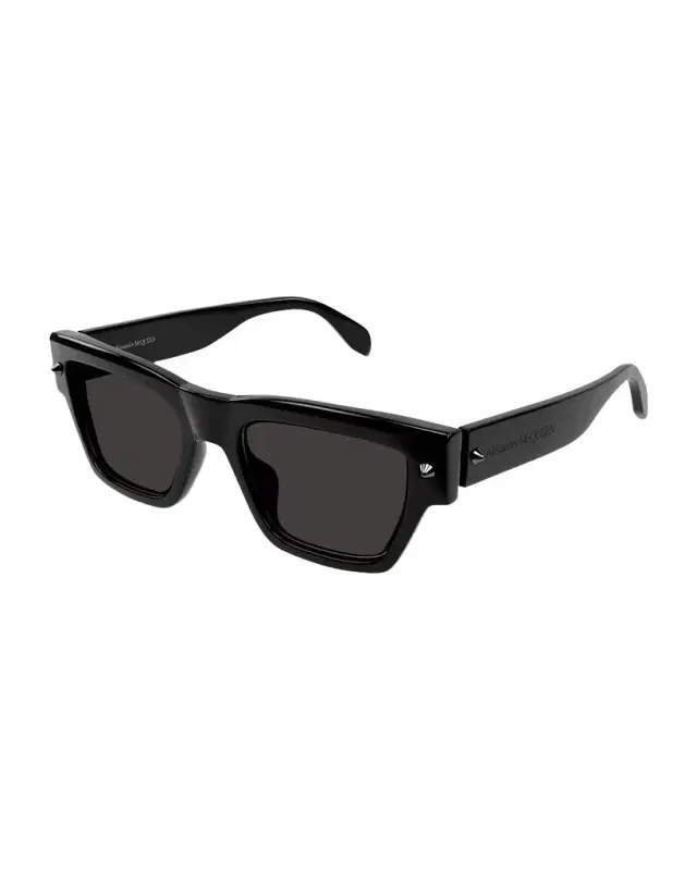Men 's Studded Acetate Rectangle Sunglasses