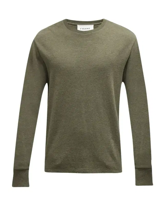 Men 's Duo Fold Cotton Crew Sweater