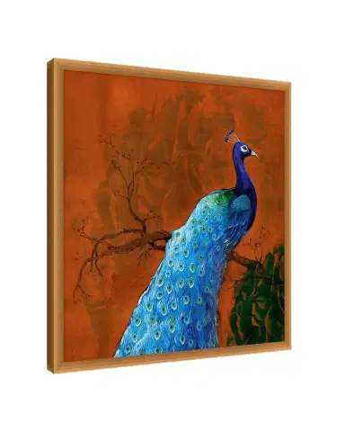 Wendover Art Group "Perched Peacock 1" Framed Giclee | Thumbnail 1 Wendover Art Group "Perched Peacock 1" Framed Giclee | Thumbnail 1