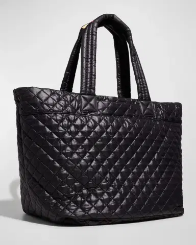 MZ WALLACE Metro Deluxe Large Quilted Nylon Tote Bag | Thumbnail 2